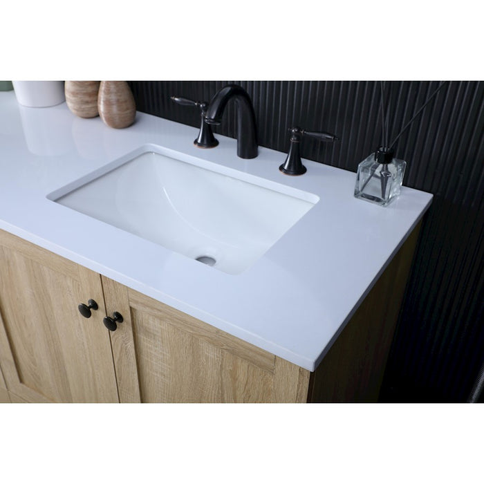 Elegant Kitchen/Bath Soma 72" Double Bathroom Vanity, Mango Wood