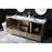 Elegant Lighting Soma 72"L Double Vanity Sink, Natural Oak