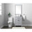 Elegant Lighting Harrison 24"L Single Vanity Sink, Grey