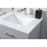 Elegant Lighting Harrison 24"L Single Vanity Sink, Grey