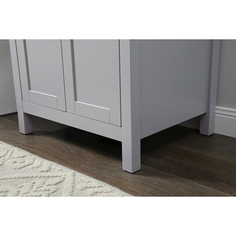 Elegant Lighting Harrison 24"L Single Vanity Sink, Grey