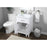 Elegant Lighting Harrison 24"L Single Vanity Sink, White