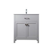 Elegant Lighting Harrison 30"L Single Vanity Sink, Grey - VF28830GR