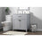 Elegant Lighting Harrison 30"L Single Vanity Sink, Grey