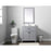 Elegant Lighting Harrison 30"L Single Vanity Sink, Grey