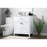 Elegant Lighting Harrison 30"L Single Vanity Sink, White