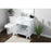 Elegant Lighting Harrison 30"L Single Vanity Sink, White