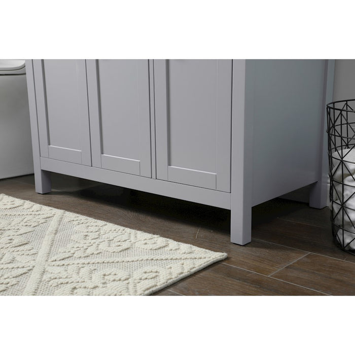 Elegant Lighting Harrison 36"L Single Vanity Sink, Grey