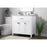Elegant Lighting Harrison 36"L Single Vanity Sink, White