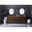 Elegant Lighting Soma 84"L Double Vanity Sink, Expresso