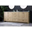 Elegant Kitchen/Bath Soma 84" Double Bathroom Vanity, Mango Wood