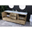 Elegant Kitchen/Bath Soma 84" Double Bathroom Vanity, Mango Wood
