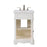 Elegant Kitchen/Bath Soma 84" Double Bathroom Vanity, Mango Wood