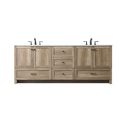 Elegant Lighting Soma 84"L Double Vanity Sink, Natural Oak - VF2884DNT