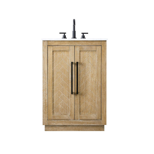 Elegant Kitchen/Bath Chase 24" Bathroom Vanity, Linen Oak - VF29024LO
