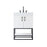 Elegant Kitchen/Bath Caroline 24" Bathroom Vanity, White - VF29224WH