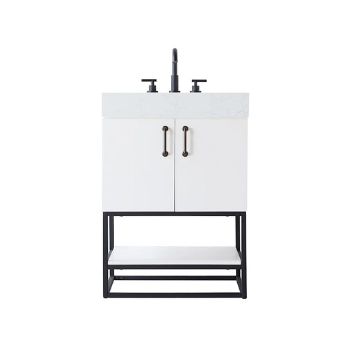 Elegant Kitchen/Bath Caroline 24" Bathroom Vanity, White - VF29224WH