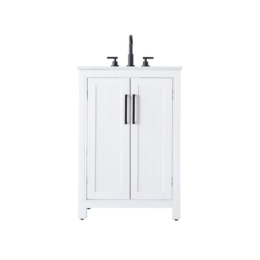 Elegant Kitchen/Bath Alina 24" Bathroom Vanity, White - VF29524WH