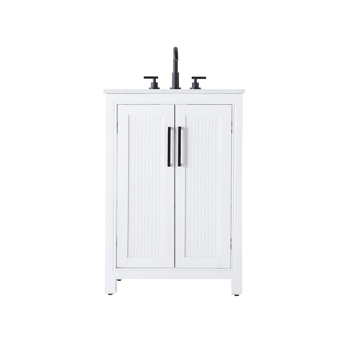 Elegant Kitchen/Bath Alina 24" Bathroom Vanity, White - VF29524WH