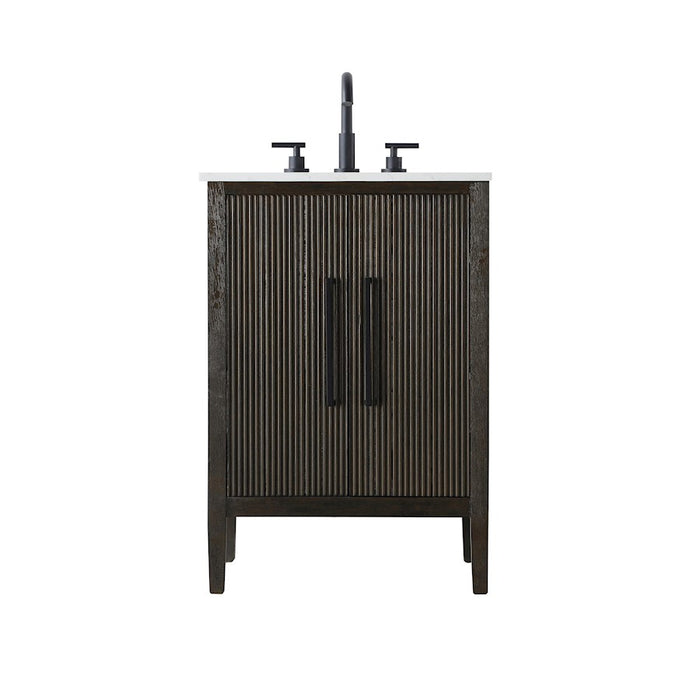 Elegant Kitchen/Bath Blakely 24" Bathroom Vanity, Chocolate Oak - VF29624CO