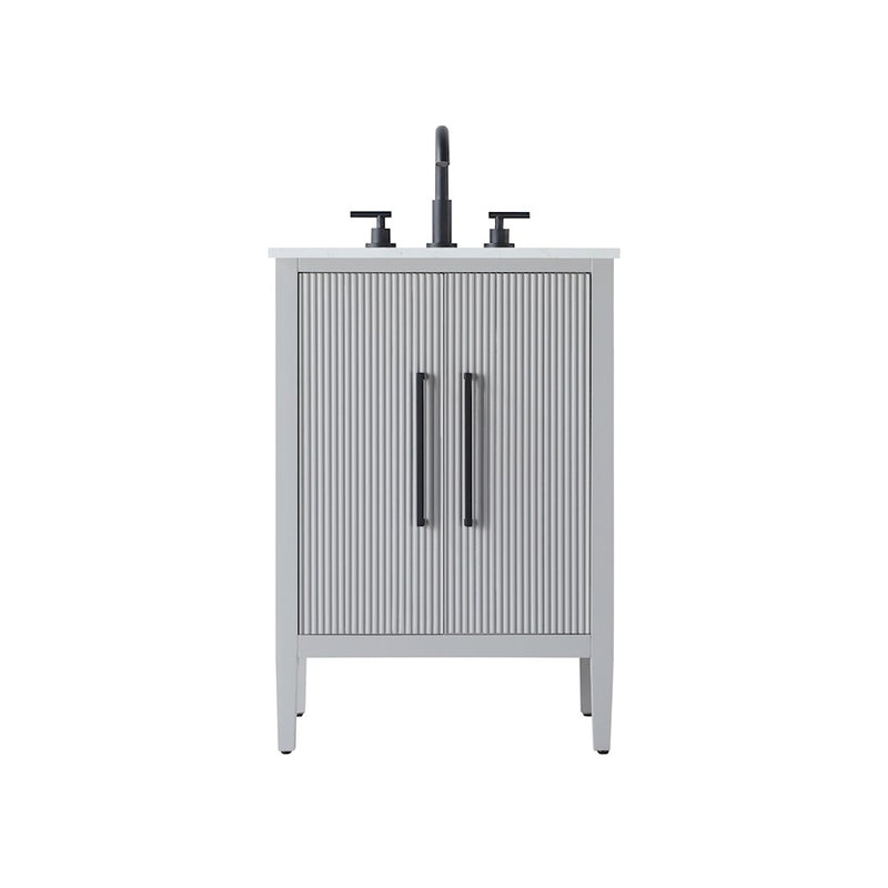 Elegant Kitchen/Bath Blakely 24" Bathroom Vanity, Grey - VF29624GR