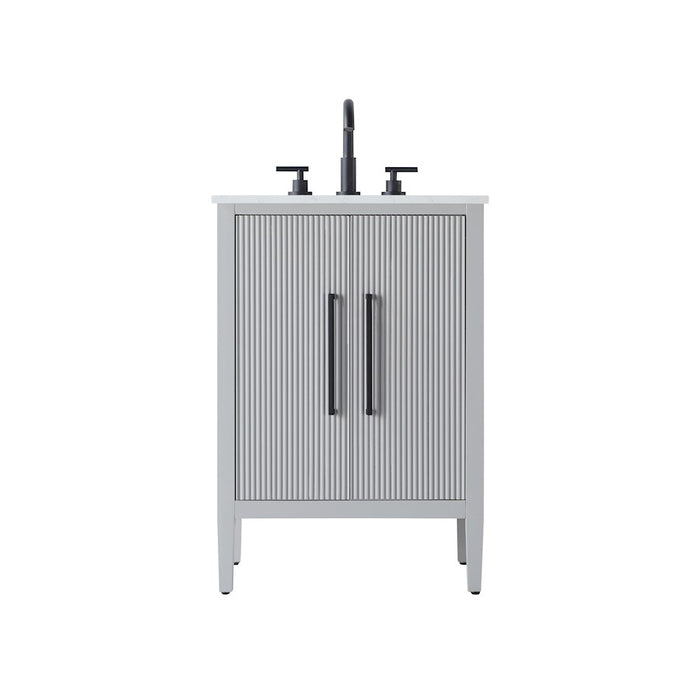 Elegant Kitchen/Bath Blakely 24" Bathroom Vanity, Grey - VF29624GR