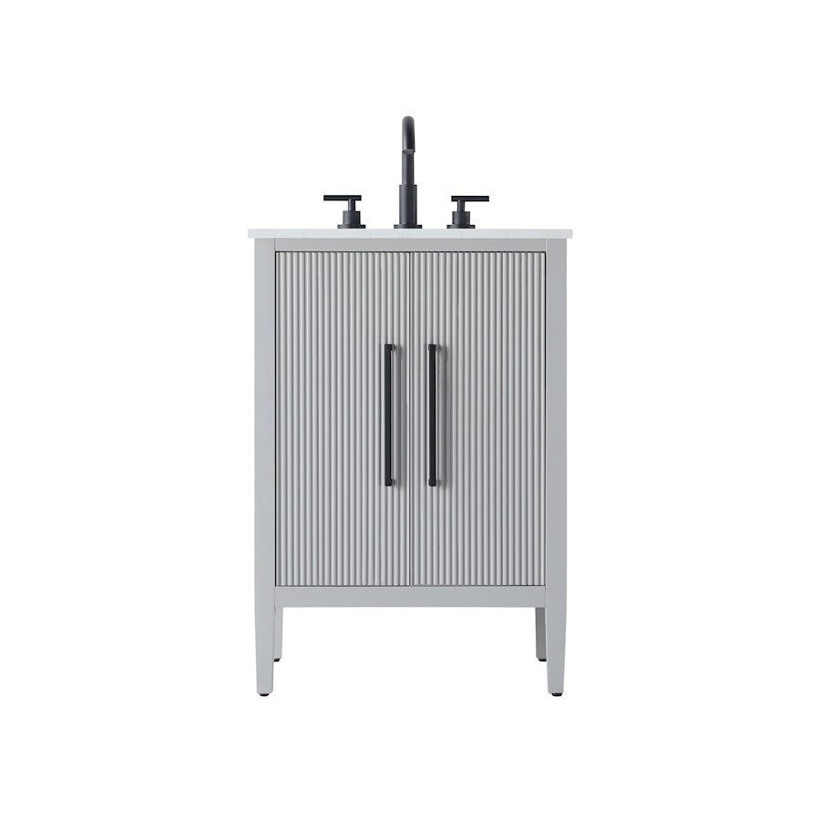 Elegant Kitchen/Bath Blakely 24" Bathroom Vanity, Grey - VF29624GR