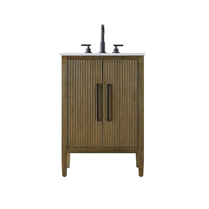 Elegant Kitchen/Bath Blakely 24" Bathroom Vanity, Hazel Oak - VF29624HO