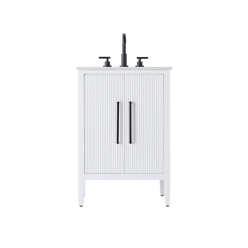 Elegant Kitchen/Bath Blakely 24" Bathroom Vanity, White - VF29624WH