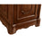 Elegant Retro 21" Single Vanity, Teak/Ivory Marble