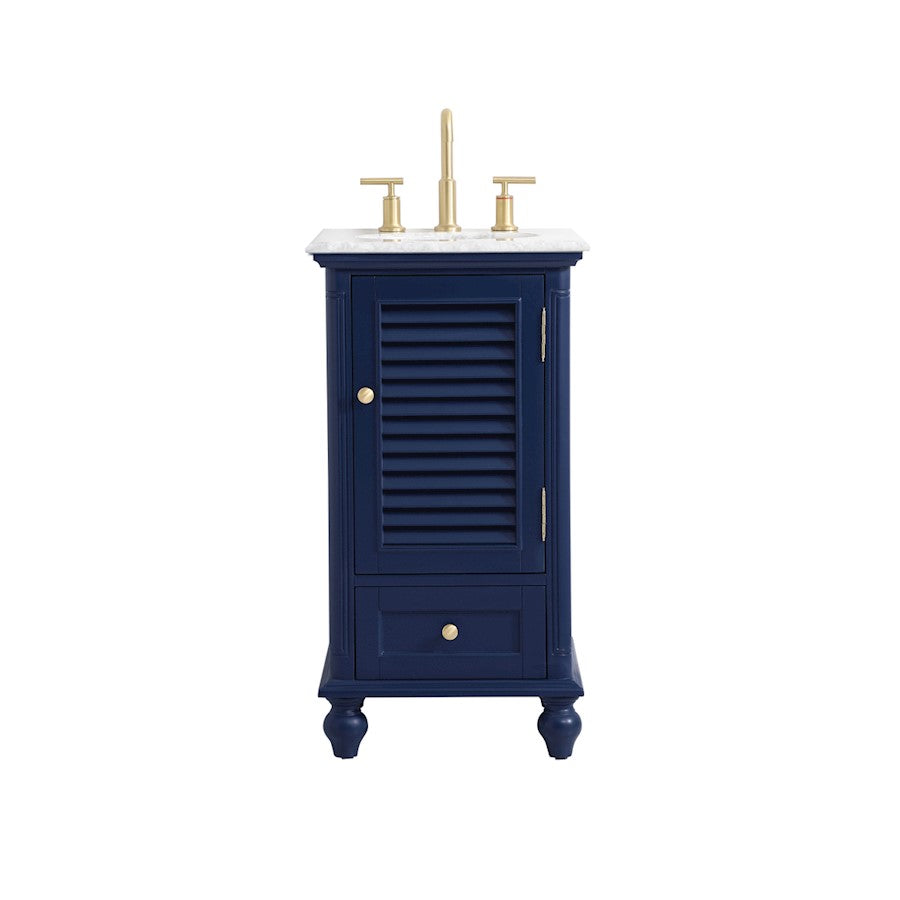 Elegant Kitchen/Bath Rhodes 19" Single Bathroom Vanity, Blue - VF30519BL