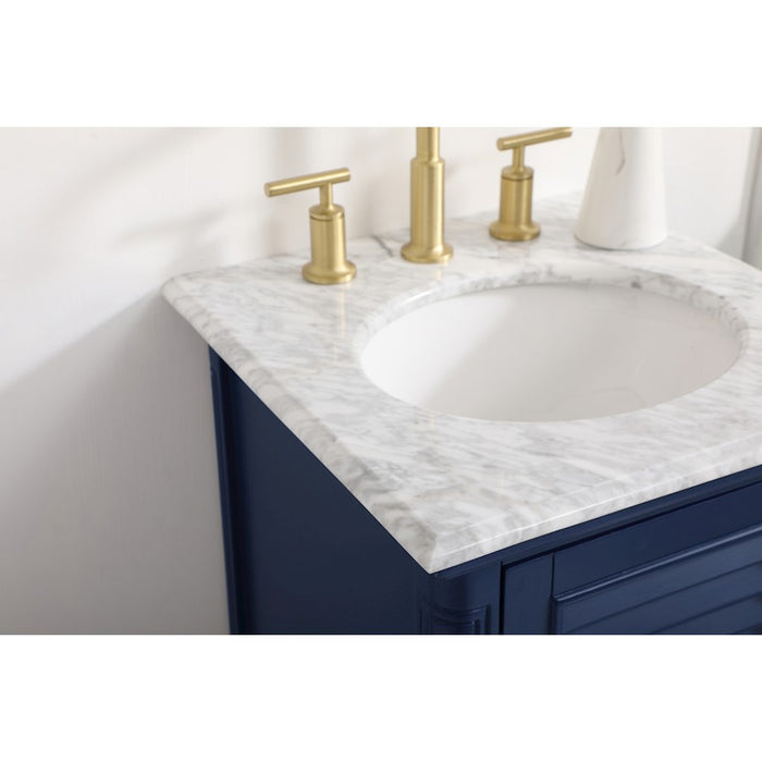 Elegant Kitchen/Bath Rhodes 19" Single Bathroom Vanity, Blue