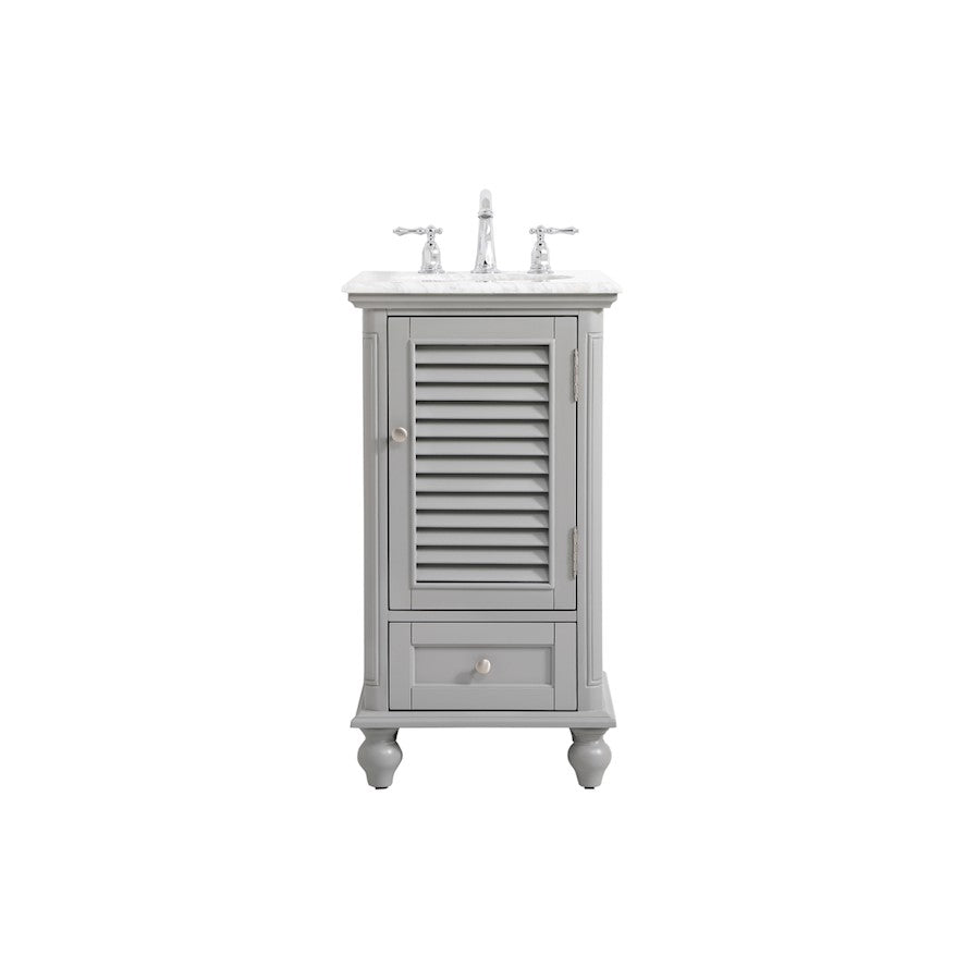 Elegant Kitchen/Bath Rhodes 19" Single Bathroom Vanity, Grey - VF30519GR
