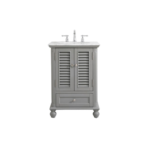 Elegant Kitchen/Bath Rhodes 24" Single Bathroom Vanity, Grey - VF30524GR