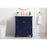 Elegant Kitchen/Bath Rhodes 30" Single Bathroom Vanity, Blue