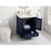 Elegant Kitchen/Bath Rhodes 30" Single Bathroom Vanity, Blue