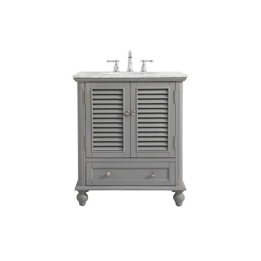 Elegant Kitchen/Bath Rhodes 30" Single Bathroom Vanity, Grey - VF30530GR