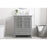 Elegant Kitchen/Bath Rhodes 30" Single Bathroom Vanity, Grey