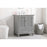 Elegant Kitchen/Bath Rhodes 30" Single Bathroom Vanity, Grey