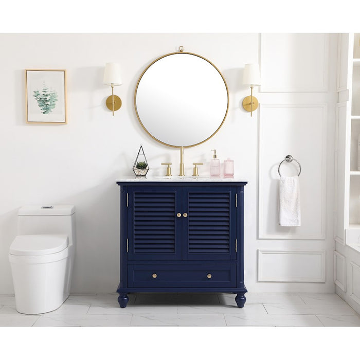 Elegant Kitchen/Bath Rhodes 30" Single Bathroom Vanity, Grey