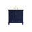 Elegant Kitchen/Bath Rhodes 36" Single Bathroom Vanity, Blue - VF30536BL