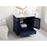 Elegant Kitchen/Bath Rhodes 36" Single Bathroom Vanity, Blue