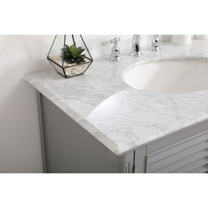 Elegant Kitchen/Bath Rhodes 36" Single Bathroom Vanity, Grey