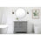 Elegant Kitchen/Bath Rhodes 42" Single Bathroom Vanity, Blue