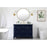 Elegant Kitchen/Bath Rhodes 42" Single Bathroom Vanity, Grey