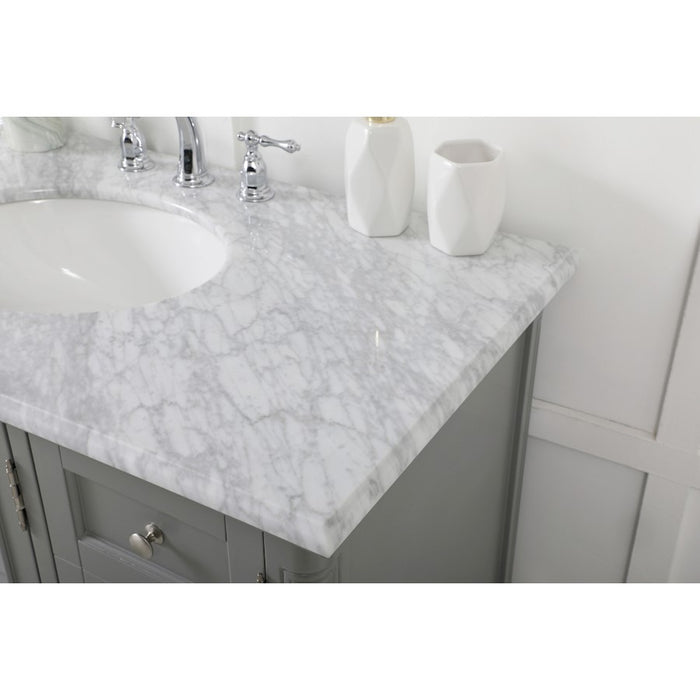 Elegant Kitchen/Bath Rhodes 42" Single Bathroom Vanity, Grey