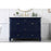 Elegant Kitchen/Bath Rhodes 48" Single Bathroom Vanity, Blue