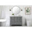 Elegant Kitchen/Bath Rhodes 48" Single Bathroom Vanity, Blue