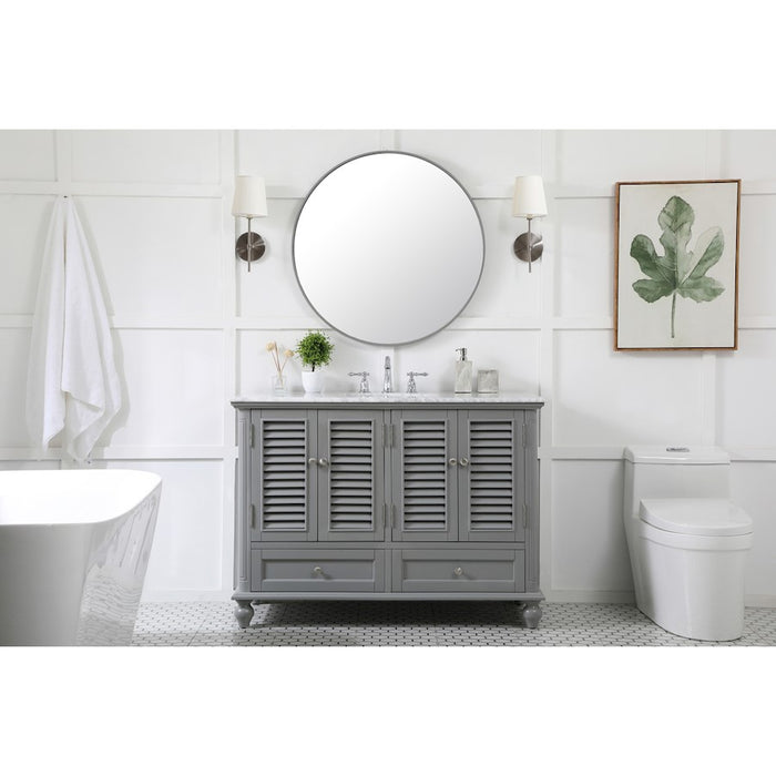 Elegant Kitchen/Bath Rhodes 48" Single Bathroom Vanity, Blue