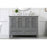 Elegant Kitchen/Bath Rhodes 48" Single Bathroom Vanity, Grey